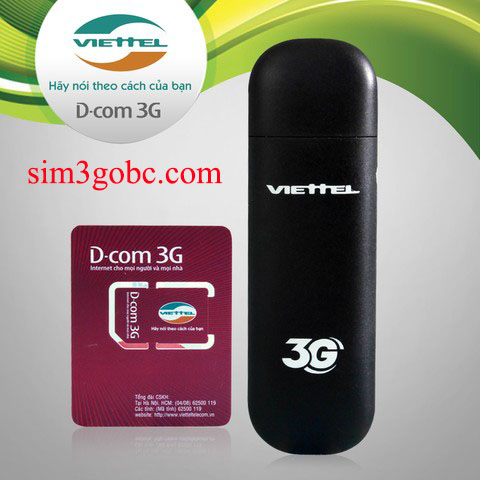 Sim 3g Viettel trọn gói 12 tháng kiểm soát dung lượng không bao giờ mất tiền